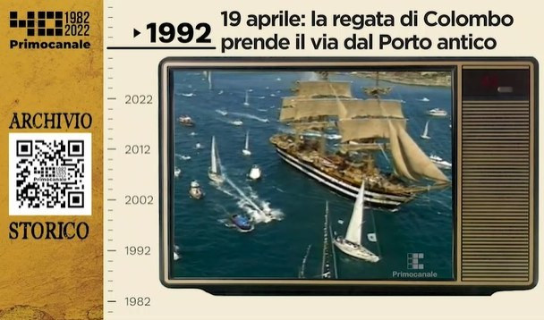 Dall'archivio storico di Primocanale, 1992: da Genova parte la Grande Regata